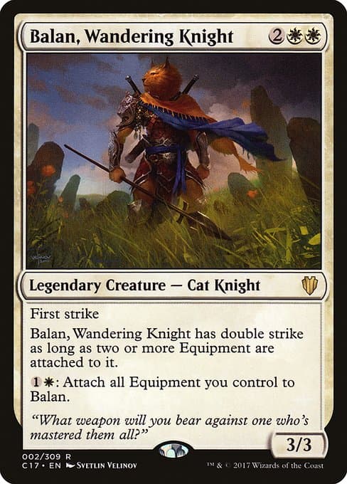 Balan, Wandering Knight from Commander 2017 (Rare)