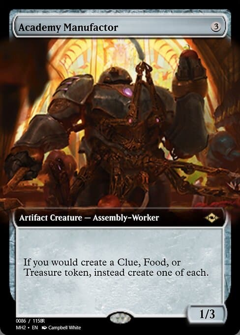 Academy Manufactor from Magic Online Promos (Rare)