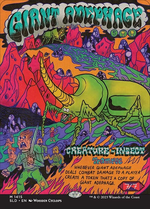 Giant Adephage from Secret Lair Drop (Mythic)