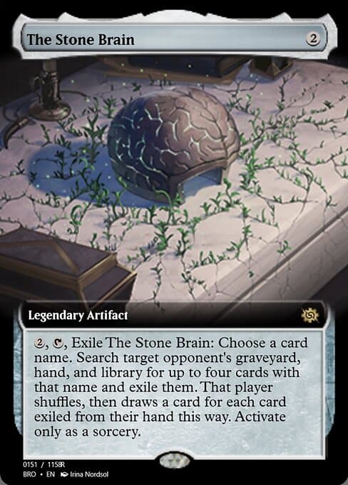 The Stone Brain from Magic Online Promos (Rare)