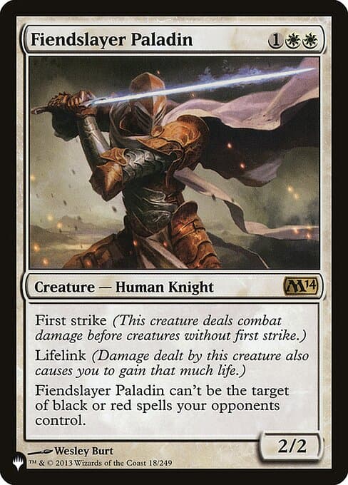 Fiendslayer Paladin from The List (Rare)