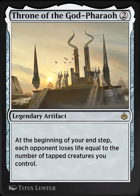 Throne of the God-Pharaoh from Amonkhet Remastered (Rare)