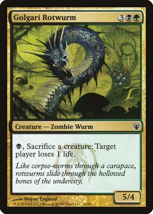 Golgari Rotwurm (Common)