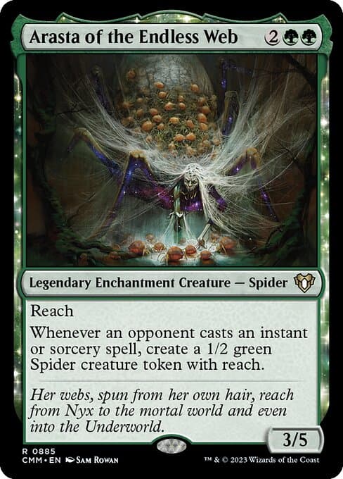 Arasta of the Endless Web from Commander Masters (Rare)