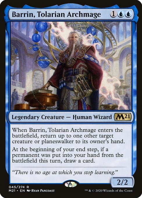 Barrin, Tolarian Archmage from Core Set 2021 (Rare)