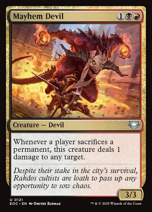 Mayhem Devil from Edge of Eternities Commander (Uncommon)