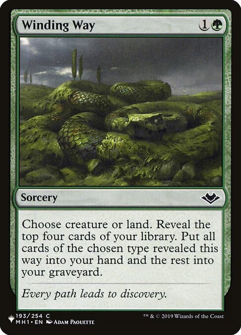 Winding Way from The List (Common)