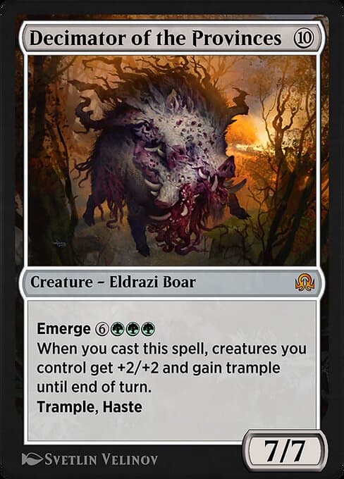 Decimator of the Provinces from Shadows over Innistrad Remastered (Mythic)