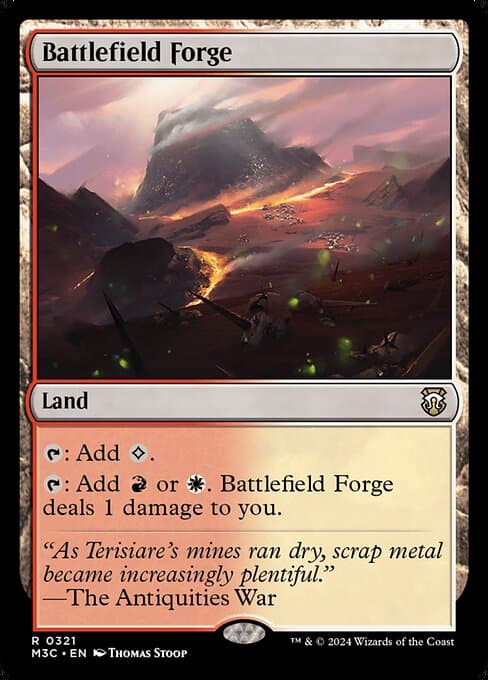 Battlefield Forge from Modern Horizons 3 Commander (Rare)