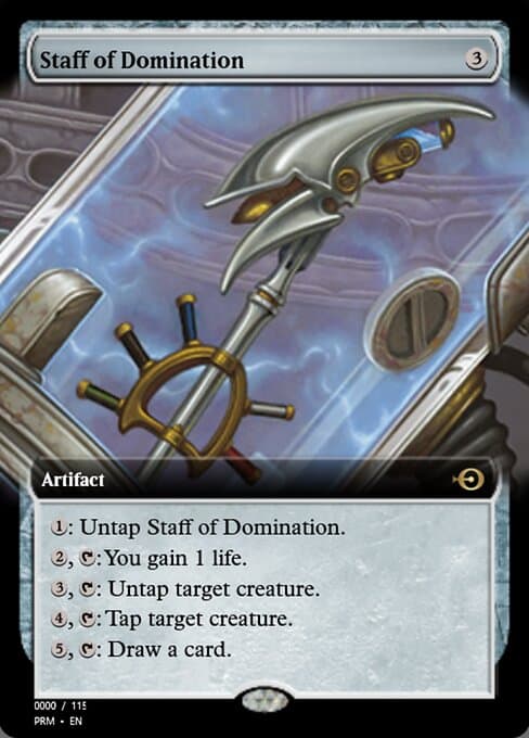Staff of Domination from Magic Online Promos (Rare)