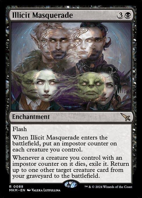Illicit Masquerade from Murders at Karlov Manor Promos (Rare)