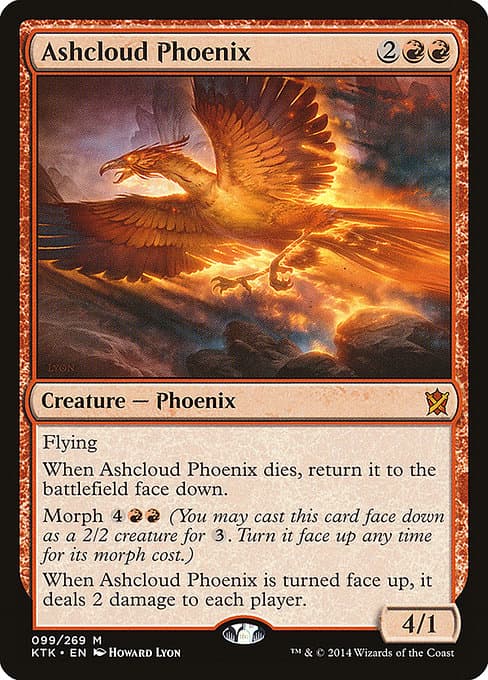 Ashcloud Phoenix from Khans of Tarkir (Mythic)