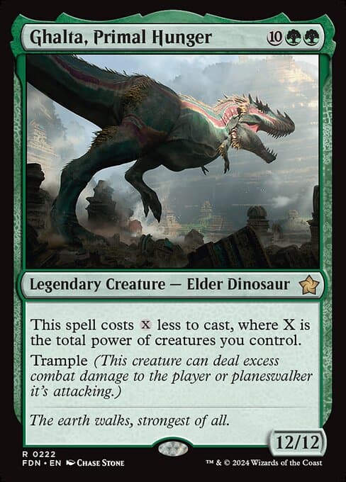 Ghalta, Primal Hunger from Foundations (Rare)
