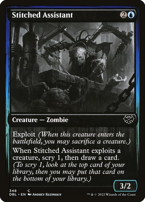 Stitched Assistant from Innistrad: Double Feature (Common)