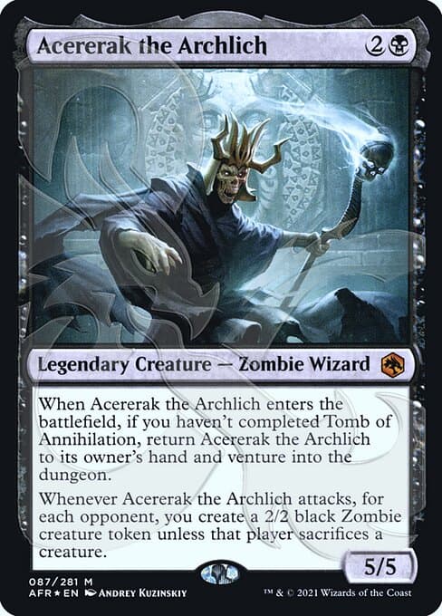 Acererak the Archlich from Adventures in the Forgotten Realms Promos (Mythic)