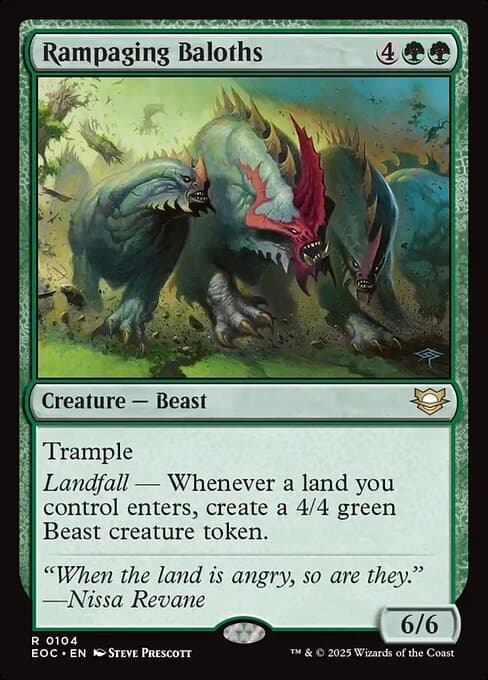 Rampaging Baloths from Edge of Eternities Commander (Rare)