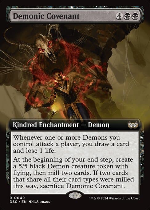 Demonic Covenant from Duskmourn: House of Horror Commander (Rare)