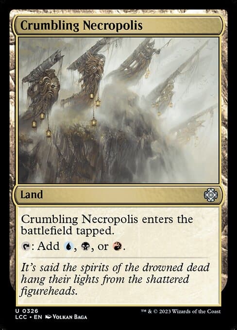 Crumbling Necropolis from The Lost Caverns of Ixalan Commander (Uncommon)
