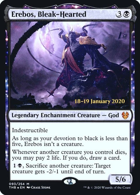Erebos, Bleak-Hearted from Theros Beyond Death Promos (Mythic)