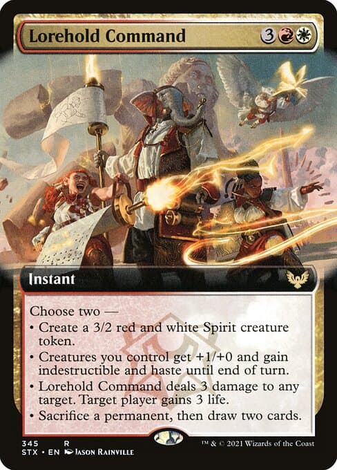 Lorehold Command from Strixhaven: School of Mages (Rare)