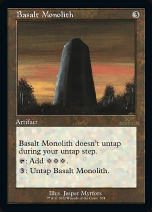 Basalt Monolith from 30th Anniversary Edition (Uncommon)