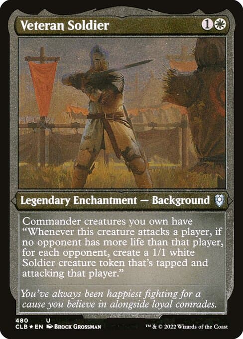 Veteran Soldier from Commander Legends: Battle for Baldur's Gate (Uncommon)