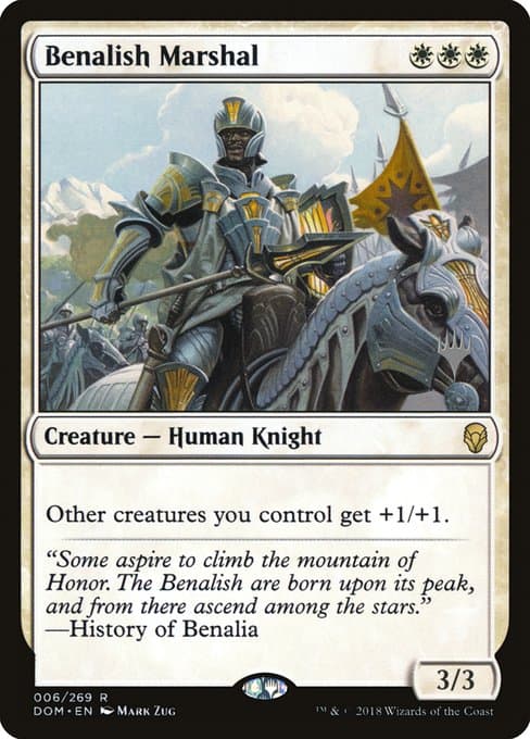 Benalish Marshal from Dominaria Promos (Rare)