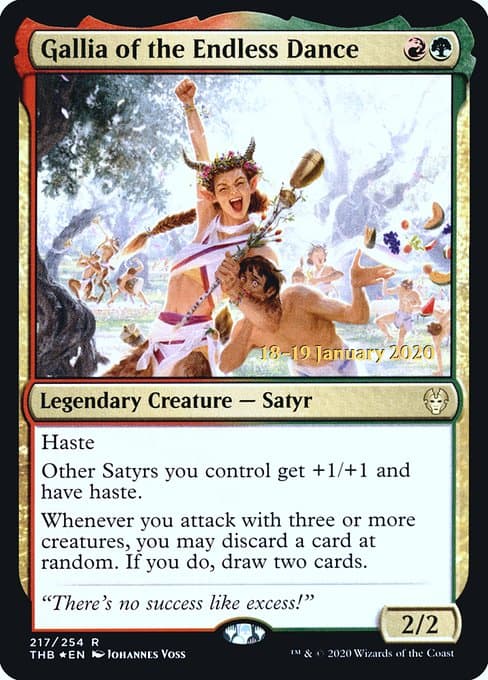 Gallia of the Endless Dance from Theros Beyond Death Promos (Rare)