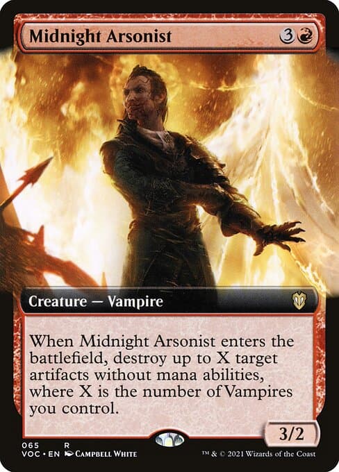 Midnight Arsonist from Crimson Vow Commander (Rare)