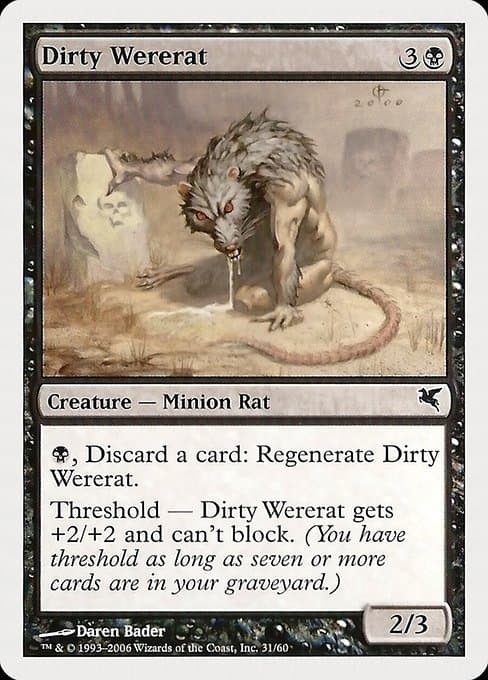 Dirty Wererat (Common)