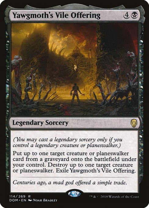 Yawgmoth's Vile Offering from Dominaria (Rare)
