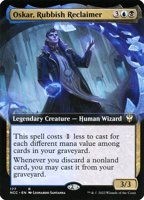 Oskar, Rubbish Reclaimer from New Capenna Commander (Rare)