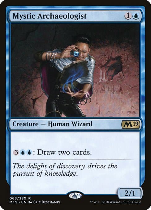 Mystic Archaeologist from Core Set 2019 (Rare)