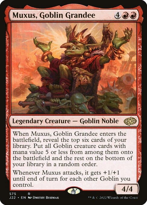 Muxus, Goblin Grandee (Rare)
