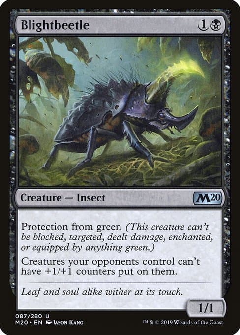 Blightbeetle from Core Set 2020 (Uncommon)