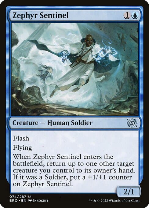 Zephyr Sentinel from The Brothers' War (Uncommon)