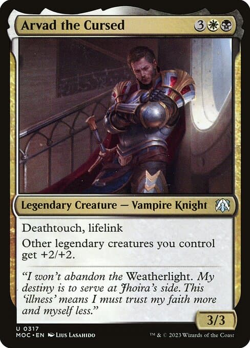 Arvad the Cursed from March of the Machine Commander (Uncommon)