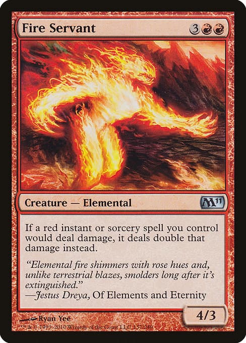 Fire Servant from Magic 2011 (Uncommon)