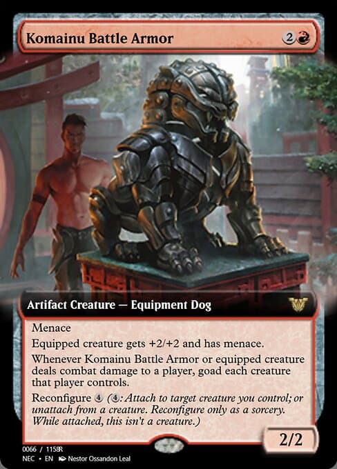 Komainu Battle Armor from Magic Online Promos (Rare)