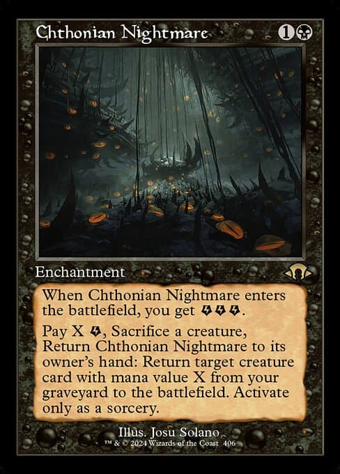 Chthonian Nightmare from Modern Horizons 3 (Rare)