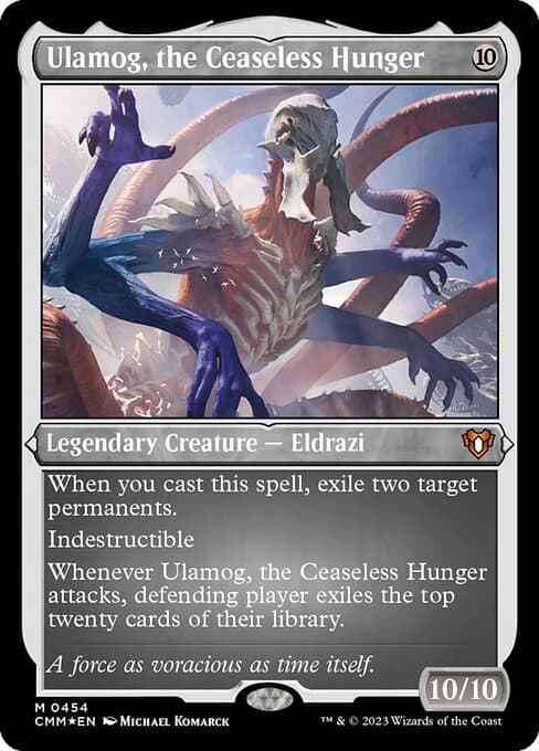 Ulamog, the Ceaseless Hunger from Commander Masters (Mythic)