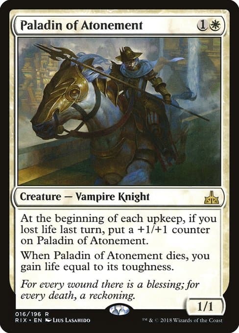 Paladin of Atonement from Rivals of Ixalan (Rare)