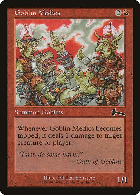 Goblin Medics from Urza's Legacy (Common)