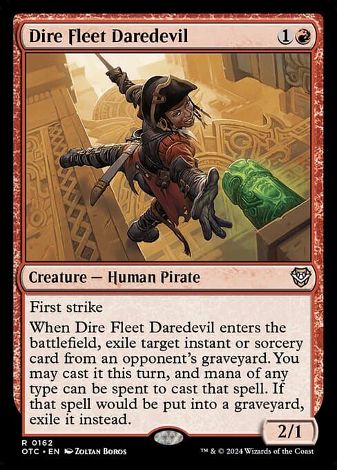 Dire Fleet Daredevil from Outlaws of Thunder Junction Commander (Rare)