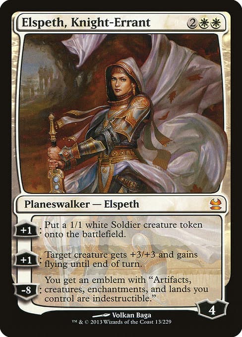 Elspeth, Knight-Errant from Modern Masters (Mythic)