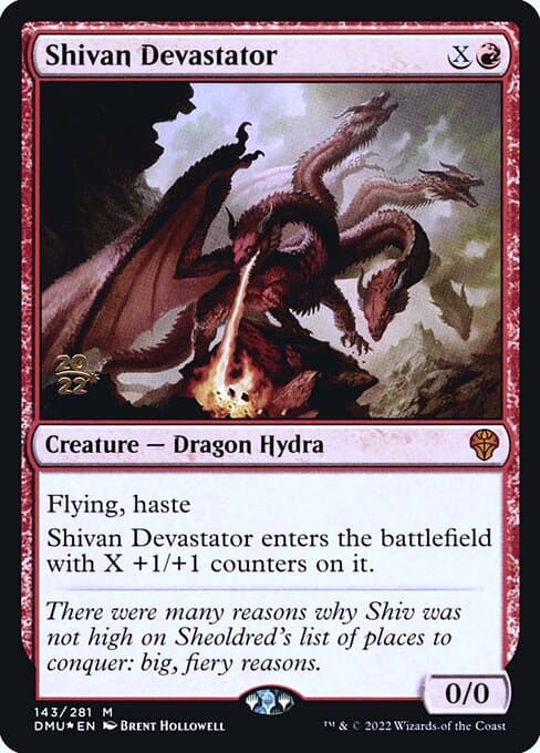 Shivan Devastator from Dominaria United Promos (Mythic)