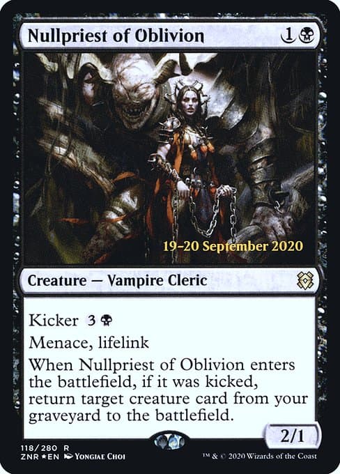 Nullpriest of Oblivion from Zendikar Rising Promos (Rare)