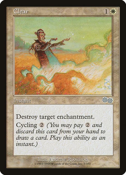 Clear from Urza's Saga (Uncommon)