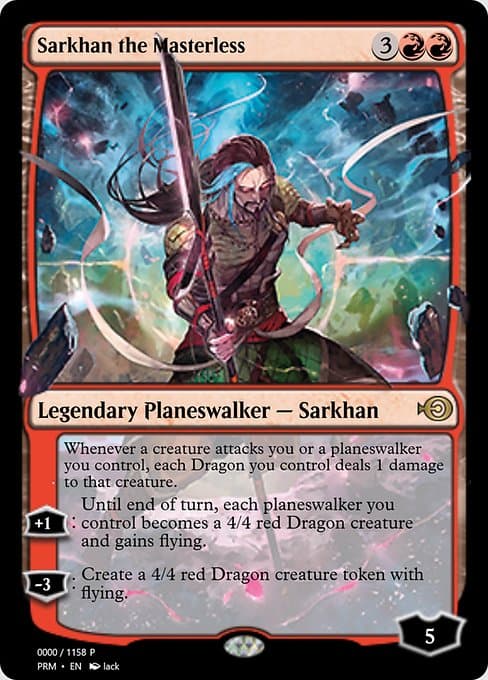 Sarkhan the Masterless from Magic Online Promos (Rare)