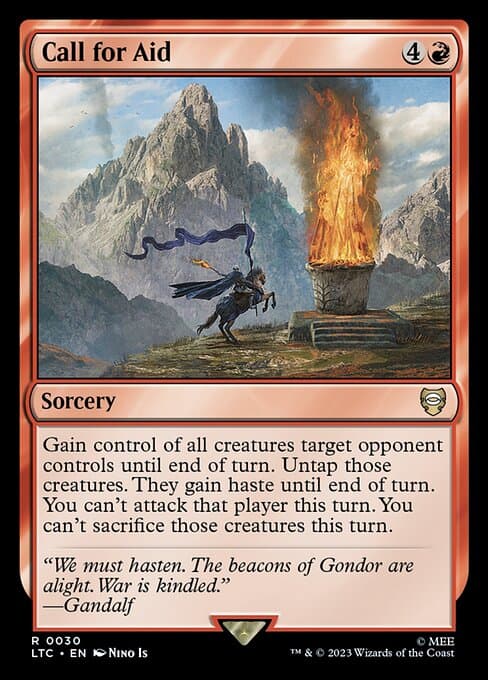 Call for Aid from Tales of Middle-earth Commander (Rare)